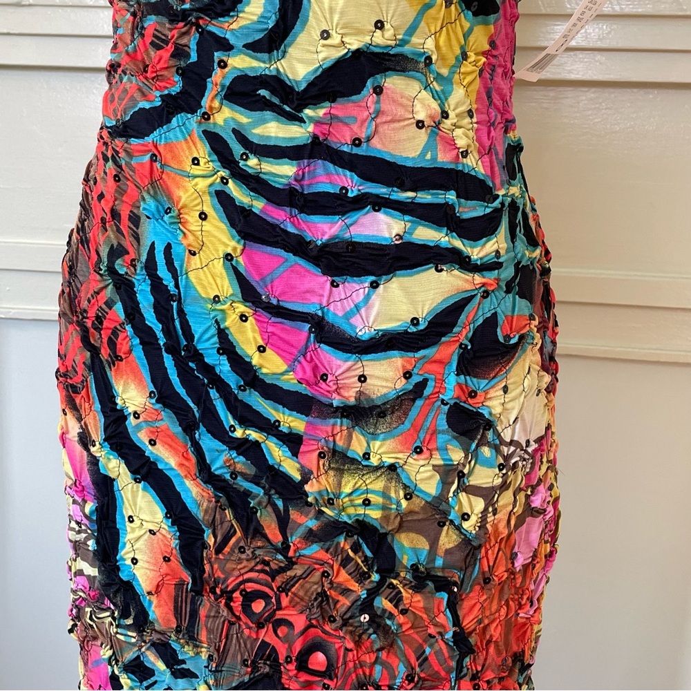NWT Joseph Ribkoff Patterned Mini Dress - Picture 2 of 4